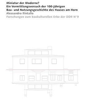 portada Miniatur der Moderne? (in German)