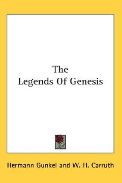 portada the legends of genesis (en Inglés)