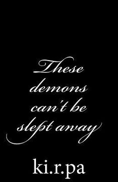 portada These demons can't be slept away (en Inglés)