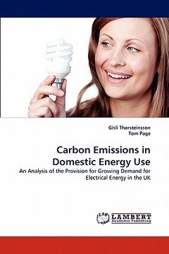 portada carbon emissions in domestic energy use (en Inglés)