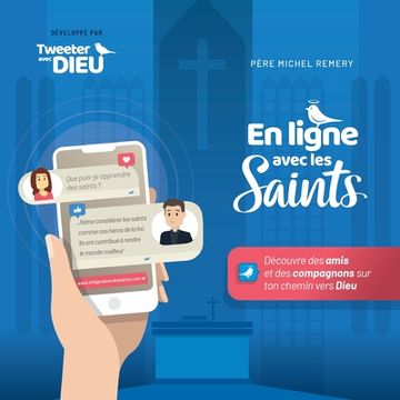 portada En ligne avec les Saints: Découvre des amis et des compagnons sur ton chemin vers Dieu (en Francés)