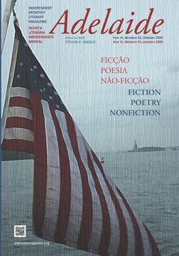 portada Adelaide: Independent Literary Magazine Np. 41, October 2020 (en Inglés)