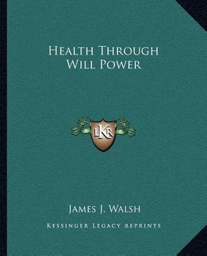 portada health through will power (en Inglés)