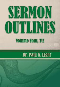 portada Sermon Outlines, Volume Four T-Z (en Inglés)