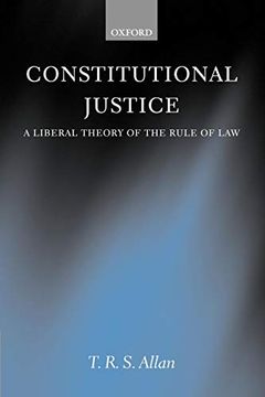 portada Constitutional Justice: A Liberal Theory of the Rule of law (en Inglés)