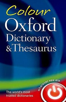 portada colour oxford dictionary & thesaurus