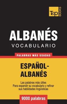 portada Vocabulario Español-Albanés - 9000 palabras más usadas