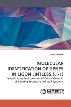 portada molecular identification of genes in ligon lintless (li-1) (en Inglés)