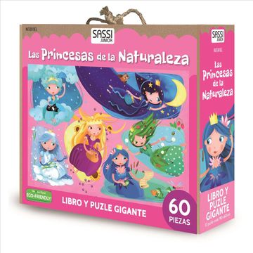 portada Princesas de la Naturaleza (Libro Puzzle Gigante)