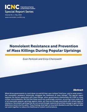 portada Nonviolent Resistance and Prevention of Mass Killings During Popular Uprisings (en Inglés)