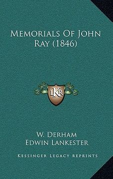 portada memorials of john ray (1846) (in English)