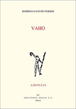 portada Vaho (Adonáis)