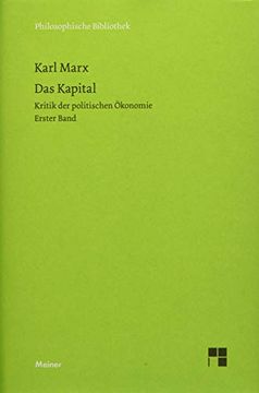portada Das Kapital: Kritik der Politischen Ökonomie. Erster Band (en Alemán)