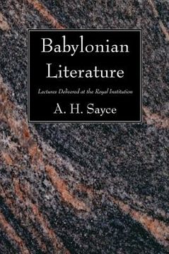 portada babylonian literature: lectures delivered at the royal institution (en Inglés)