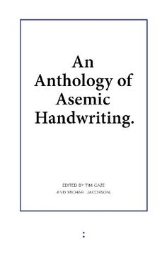 portada An Anthology of Asemic Handwriting (in English)
