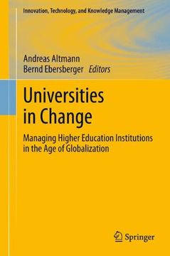portada universities in change: managing higher education institutions in the age of globalization (en Inglés)