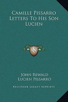 portada camille pissarro letters to his son lucien (en Inglés)