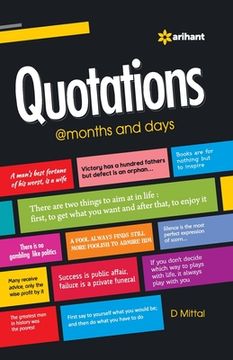 portada Quotations @months and days (in English)