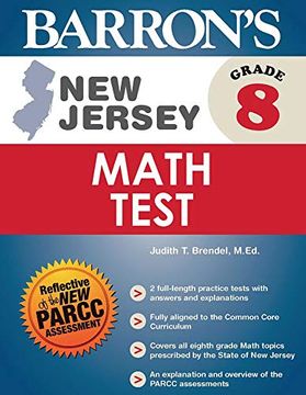 portada New Jersey Grade 8 Math Test (en Inglés)