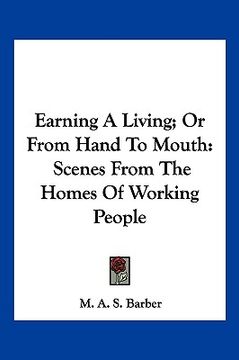 portada earning a living; or from hand to mouth: