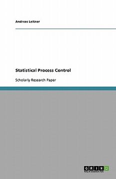 portada statistical process control (en Inglés)