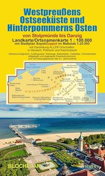 portada Landkarte Westpreußens Ostseeküste und Hinterpommerns Osten 1: 100. 000 (en Alemán)