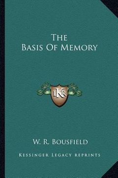 portada the basis of memory (en Inglés)
