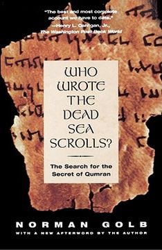 portada who wrote the dead sea scrolls?: the search for the secret of qumran (en Inglés)