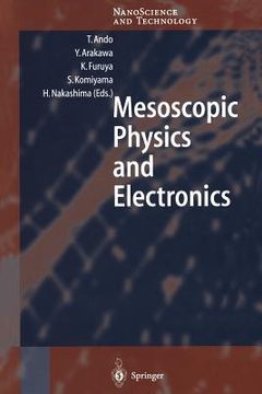 portada mesoscopic physics and electronics (en Inglés)