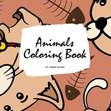 portada Animals Coloring Book for Children (8. 5X8. 5 Coloring Book (en Inglés)
