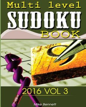 portada Sudoku 2016 V 3: You Will Need Logic And Concentration (en Inglés)