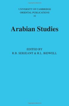 portada Arabian Studies: Bk. 8 (University of Cambridge Oriental Publications) (en Inglés)