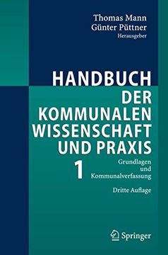 portada Handbuch der Kommunalen Wissenschaft und Praxis: Band 1: Grundlagen und Kommunalverfassung (en Alemán)