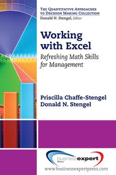 portada working with excel: refreshing math skills for management (en Inglés)
