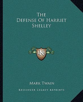 portada the defense of harriet shelley (en Inglés)