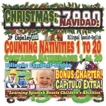 portada Christmas: Counting Nativities 1 to 20. Bilingual Spanish-English. Bonus Chapter!: Navidad: Contando Natividades 1 al 20. Bilingü (en Inglés)