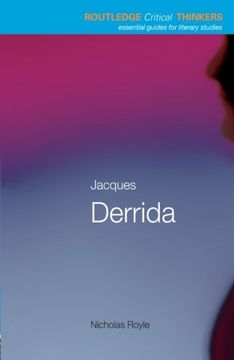 portada Jacques Derrida (Routledge Critical Thinkers) (en Inglés)