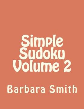 portada simple sudoku volume 2 (en Inglés)