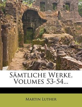 portada s mtliche werke, volumes 53-54...