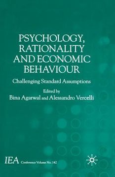 portada Psychology, Rationality and Economic Behaviour: Challenging Standard Assumptions (en Inglés)