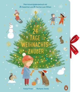 portada 24 Tage Weihnachtszauber - Mein Adventskalenderbuch mit 24 Gedichten und 24 Türchen zum Öffnen (in German)