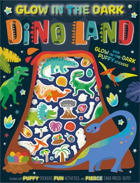 portada Glow in the Dark Dino Land Activity Book (in English)