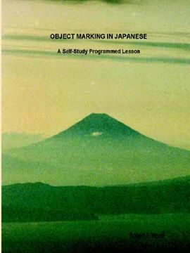 portada object marking in japanese (en Inglés)