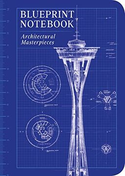 portada Blueprint Notebook: Architectural Masterpieces (en Inglés)