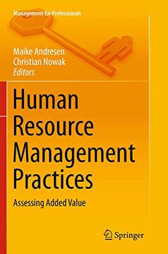 portada Human Resource Management Practices: Assessing Added Value (en Inglés)