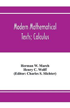 portada Modern Mathematical Texts; Calculus (en Inglés)