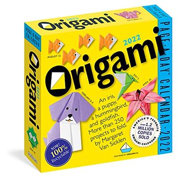 portada 2022 Origami Color Page-A-Day Calendar: Happy Folding to You! 
