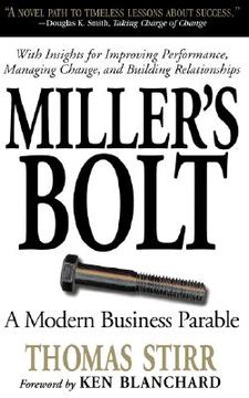 portada miller's bolt (in English)