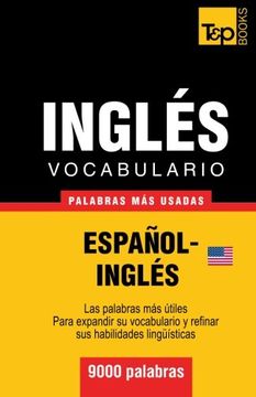 portada Vocabulario Español-Inglés Americano - 9000 Palabras más Usadas