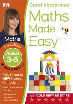 portada Maths Made Easy Shapes And Patterns Preschool Ages 3-5 (Carol Vorderman's Maths Made Easy)